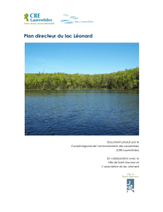 Plan directeur du Lac Léonard - Ville Saint