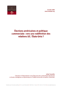 Élections américaines et politique commerciale : vers