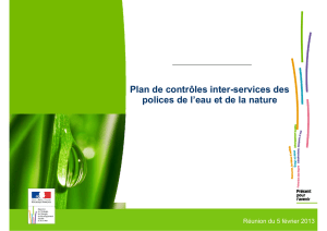 Plan de contrôles inter-services des polices de l`eau et de la nature