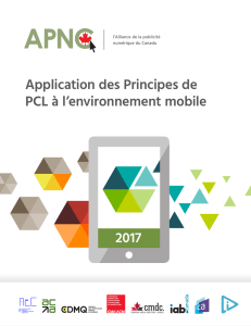 Application des Principes de PCL à l`environnement mobile 2017