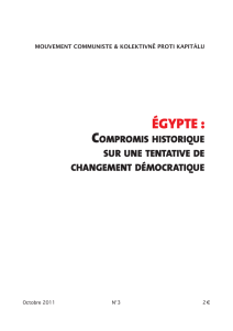 égypte - Mouvement Communiste