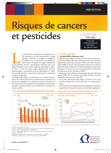 Risques de cancers et pesticides