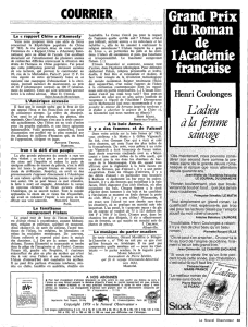 Grand Prix du Roman de l`Académie française - Nouvelobs