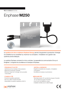 Enphase® M250 - Distribution