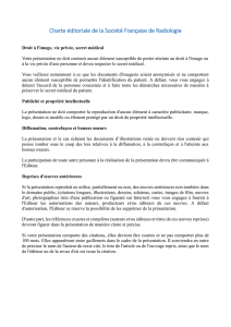 Charte éditoriale de la Société Française de Radiologie