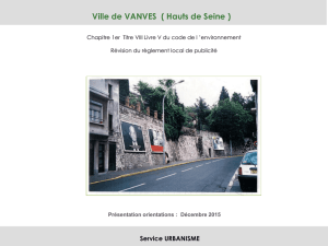 Ville de VANVES - Grand Paris Seine Ouest