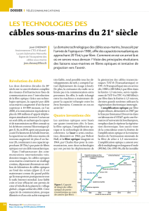 câbles sous-marins du 21e siècle