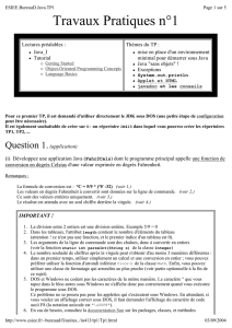 Travaux Pratiques n°1 - FR