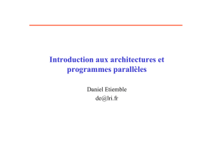 06. IFIPS- Archi et programmes parallèles