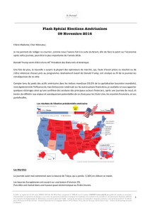 Flash Spécial Elections Américaines 09 Novembre 2016