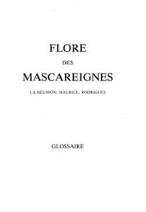 FLORE MASCAREIGNES