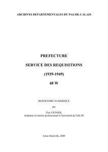 48 W - Service des réquisitions _1939