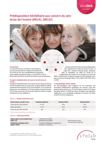 N° 15/2017 Prédisposition héréditaire aux cancers