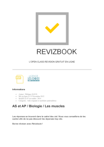 AS et AP / Biologie / Les muscles