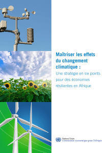 Maîtriser les effets du changement climatique :