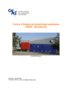 Centre d`études de physiologie appliquée CNRS