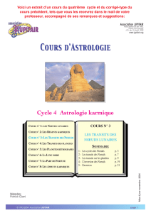 Cours d`Astrologie