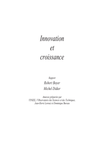 Innovation et croissance