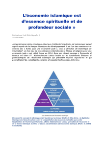 L`économie islamique est d`essence spirituelle et de
