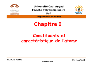 atomes - Université Cadi Ayyad