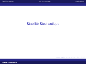 Stabilite stochastique