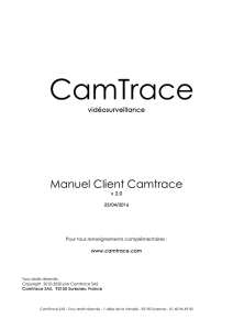 Manuel Client Camtrace