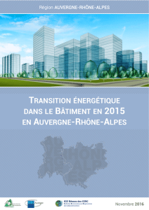 Transition énergétique dans le Bâtiment en 2015 en Auvergne