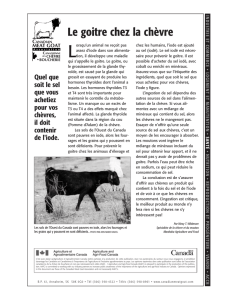 Le goitre chez la chèvre - the Canadian Meat Goat Association