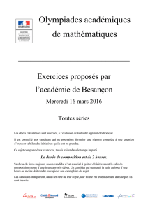 Toutes séries - Mathématiques – Académie de Besançon