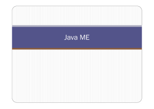 Java ME - ITFormation