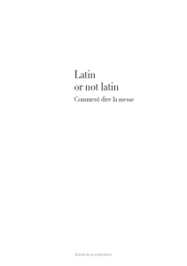 Latin or not Latin