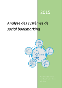 Analyse des systèmes de social bookmarking