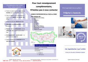 Plaquette HAD - Centre Hospitalier du Nord Mayenne