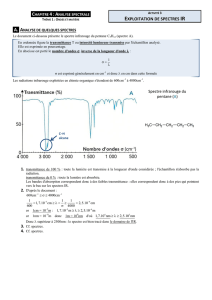 exploitation de spectres ir