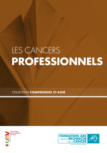 Les cancers professionnels