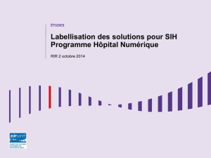 Programme Hôpital Numérique : la labellisation des