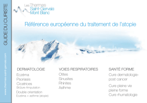 Référence européenne du traitement de l`atopie