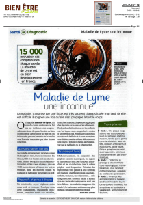 Maladie de Lyme - Thierry Souccar Editions