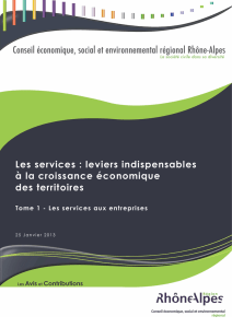 Les services : leviers indispensables à la croissance économique