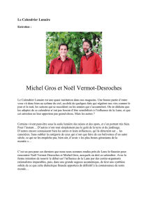 Michel Gros et Noël Vermot-Desroches