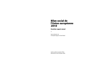 Bilan social de l`Union européenne 2010