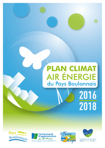 plan climat - Communauté d`agglomération du Boulonnais