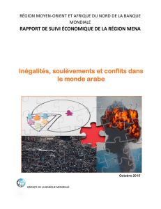 Inégalités, soulèvements et conflits dans le monde arabe