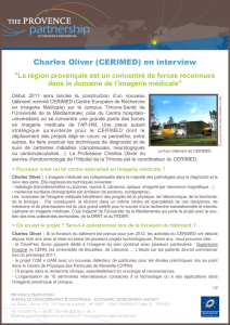 Charles Oliver (CERIMED) en interview