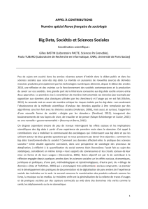 Big Data, Sociétés et Sciences Sociales