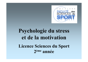 En psychologie - Poitiers Staps Management