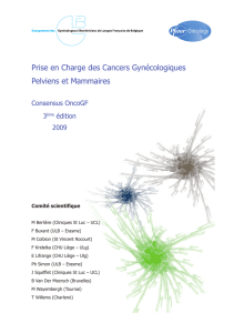 Prise en Charge des Cancers Gynécologiques Pelviens et Mammaires