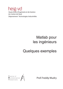 Matlab pour les ingénieurs