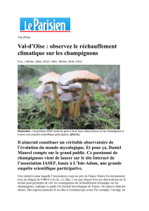 Val-d`Oise : observez le réchauffement climatique sur les