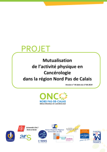 PROJET - Onco Nord-Pas-de